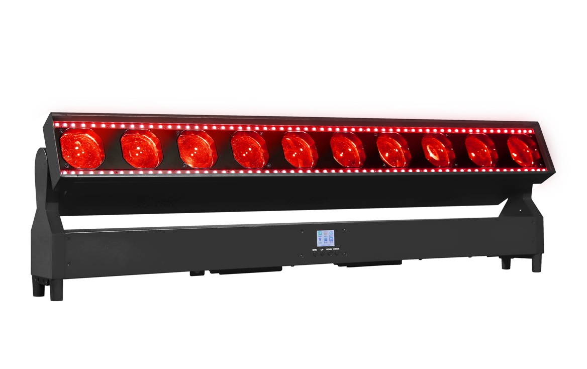Wall wash light:10x60w RGBW, Beam Wash 2-in-1, Zoom 4 -45°, Pixel tech,Artnet